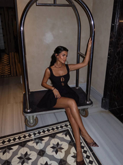 Fustan Mini Me Lidhje